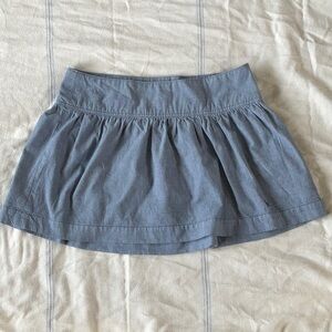 Abercrombie girls chambray skirt